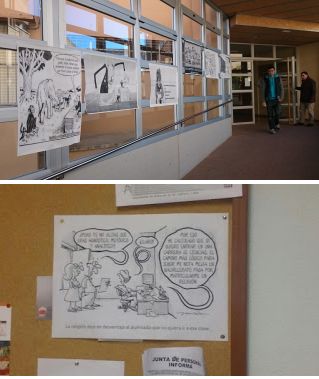 Viñetas por la supresión LOMCE en centros educativos de Valladolid MEPLYG